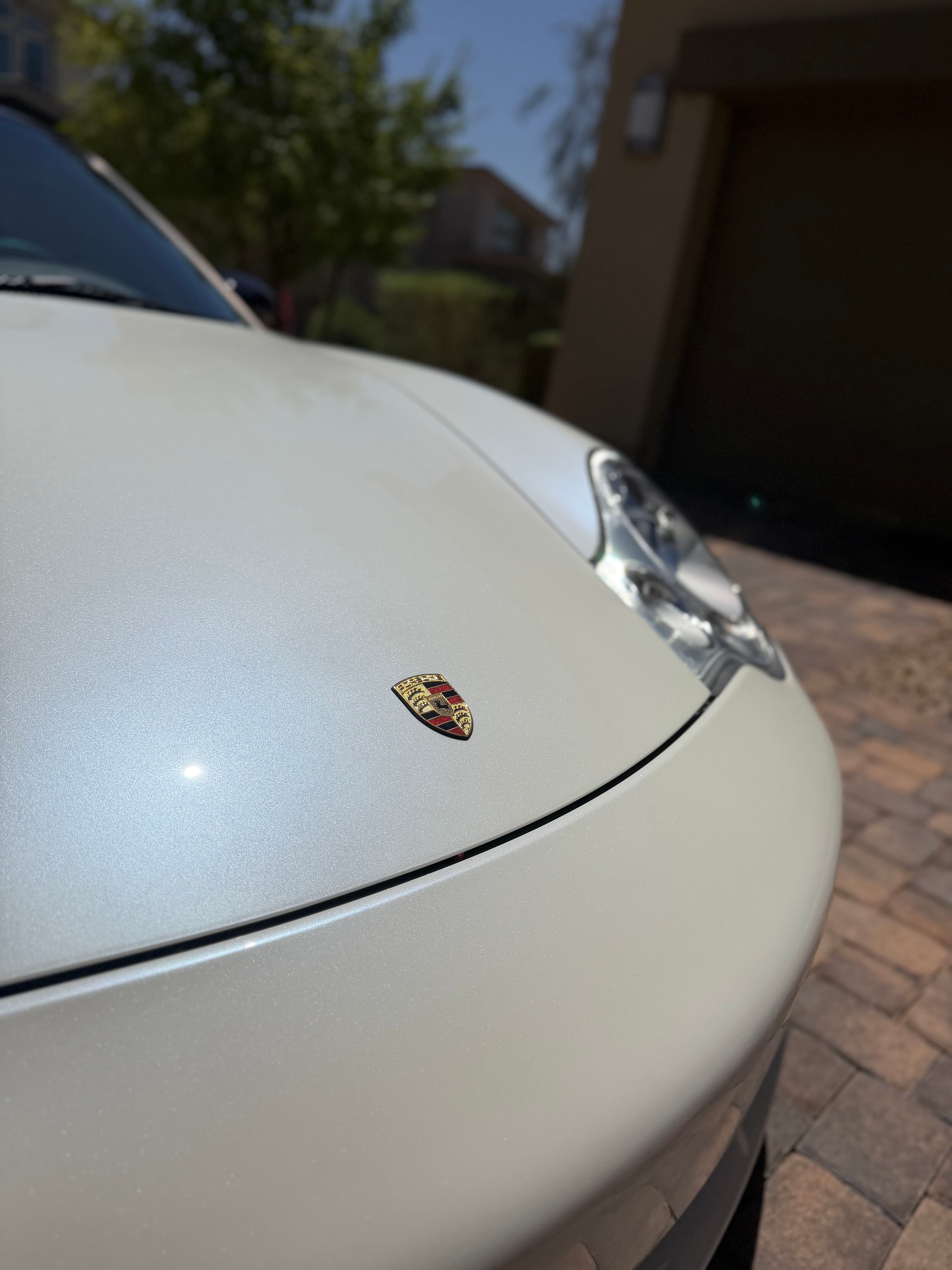 Project Pearl White Porsche Shine That Hits Different in Direct Sun image