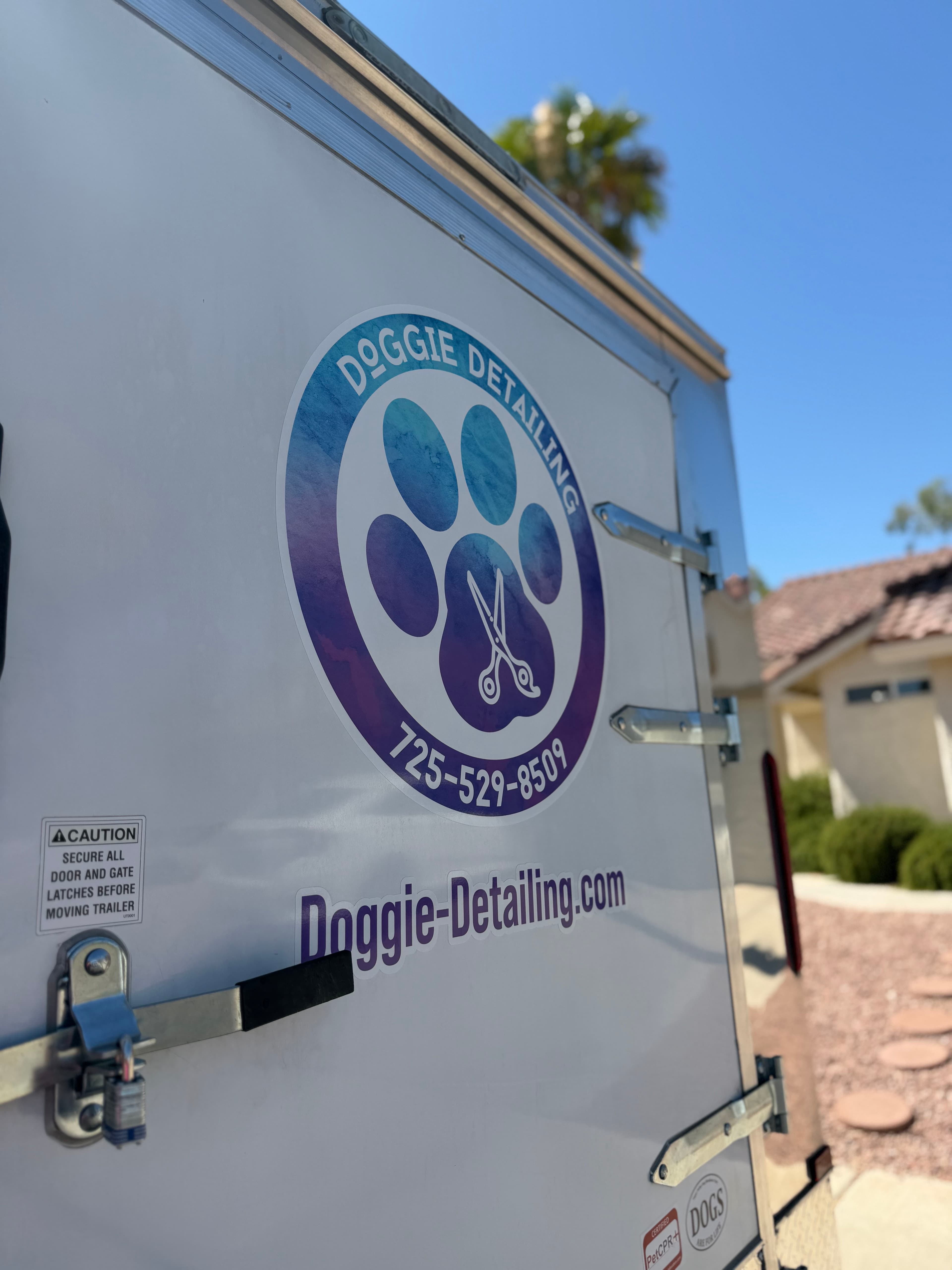 Project Mobile Grooming Trailer Detailing Done Right image