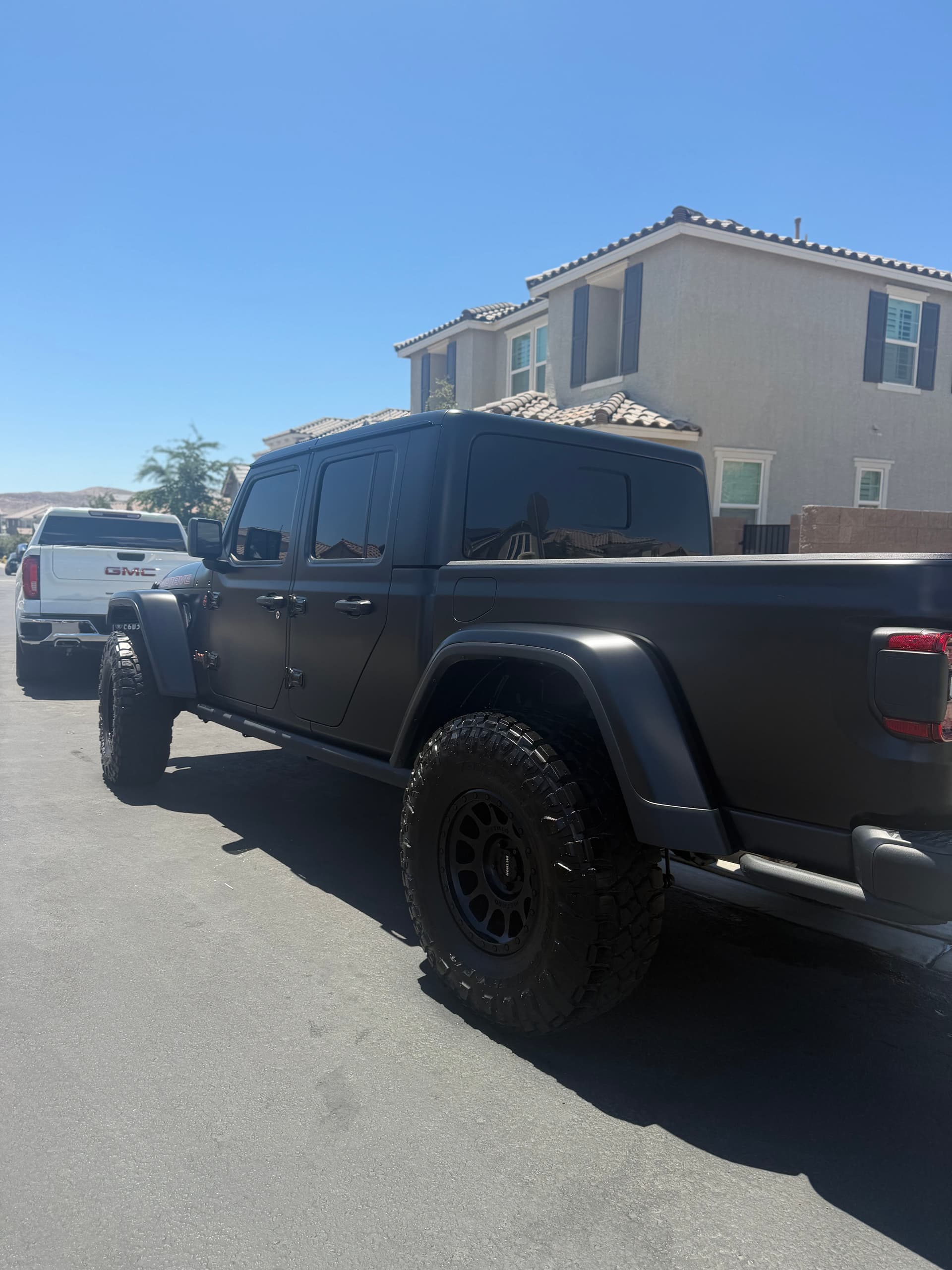 Bi-Weekly Maintenance Detail on a Blacked Out Jeep Gladiator Mojave image