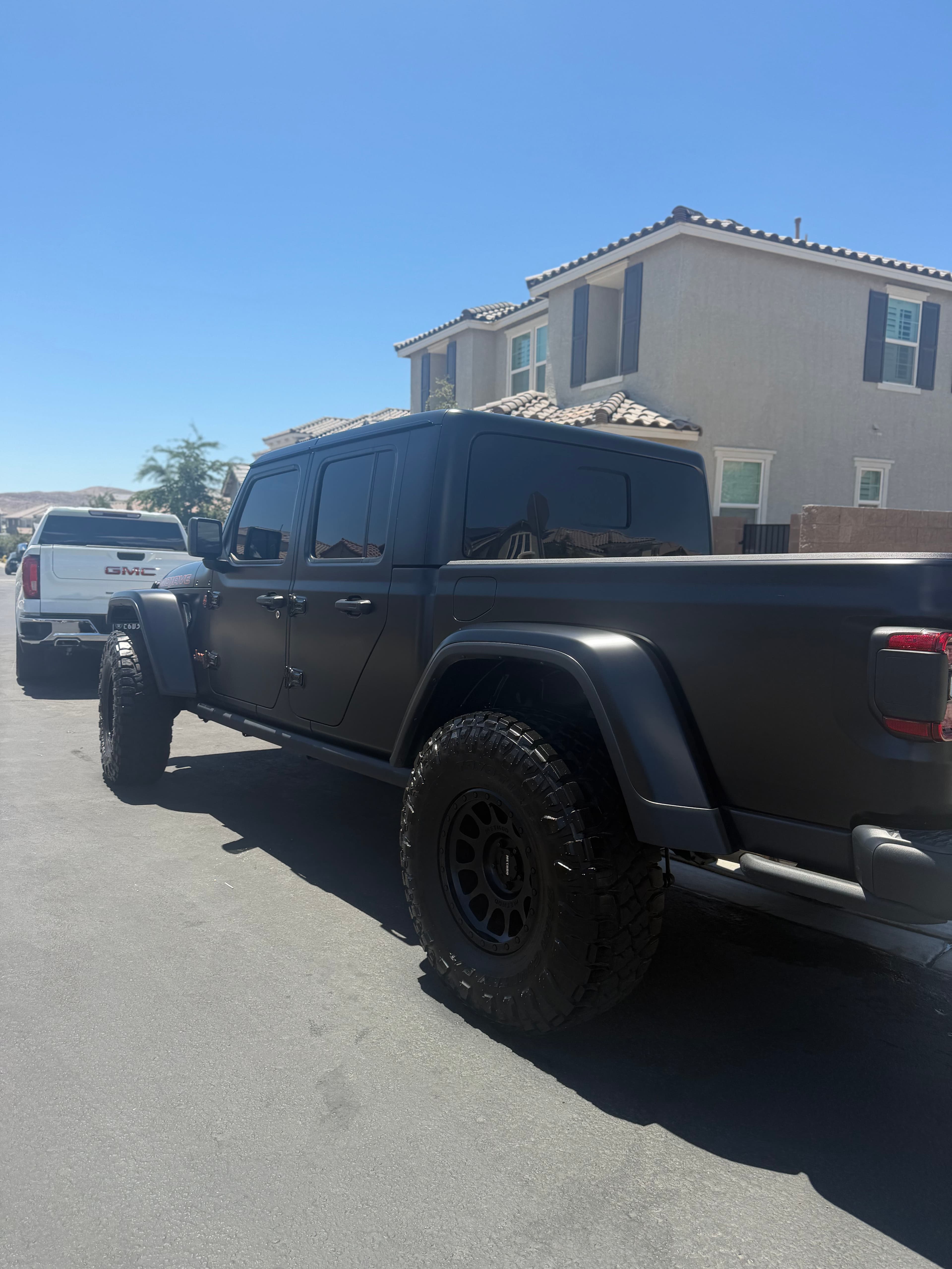 Project Bi-Weekly Maintenance Detail on a Blacked Out Jeep Gladiator Mojave image