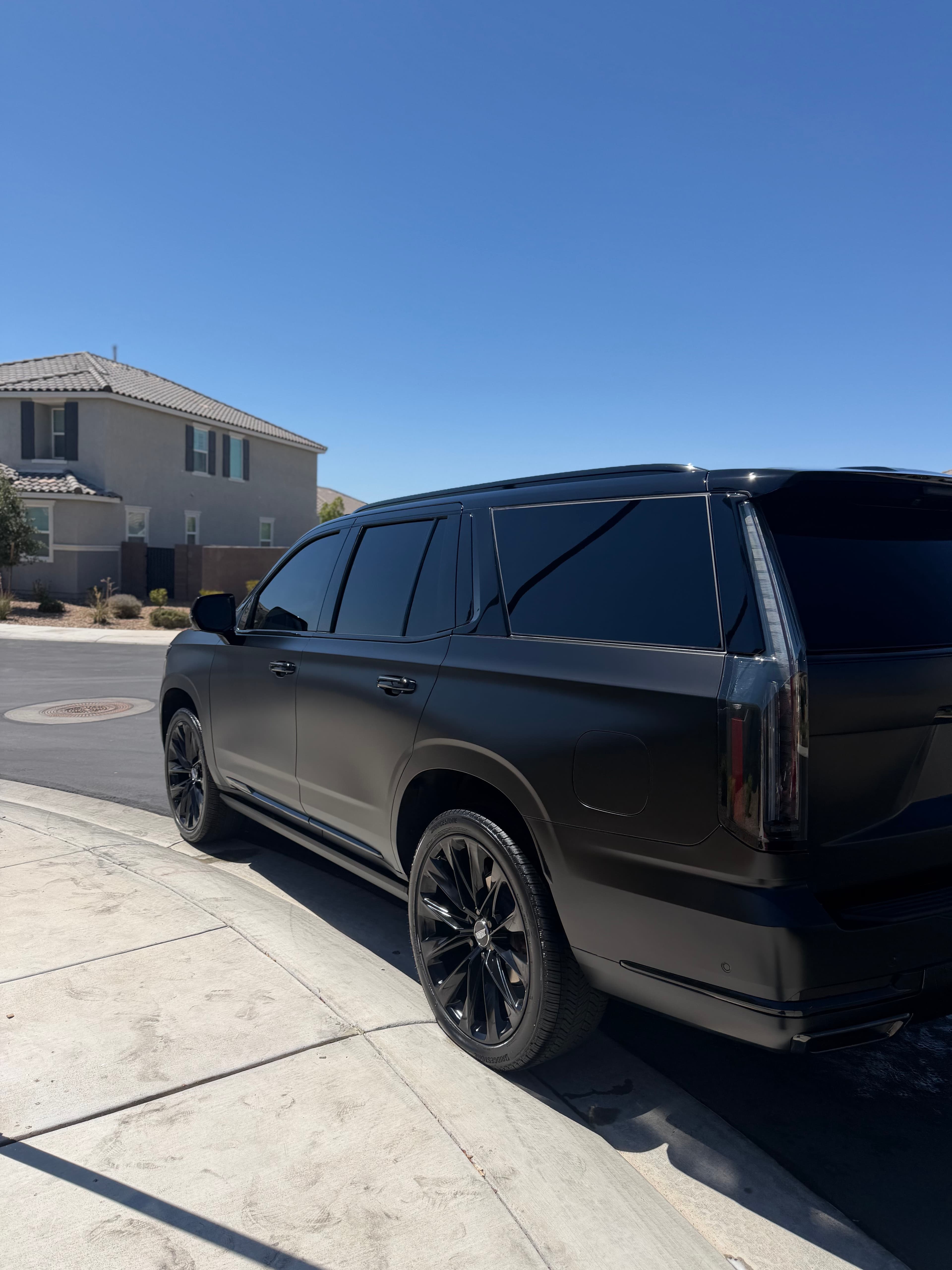 Project Las Vegas Maintenance Detail on a Blacked-Out Cadillac Escalade image