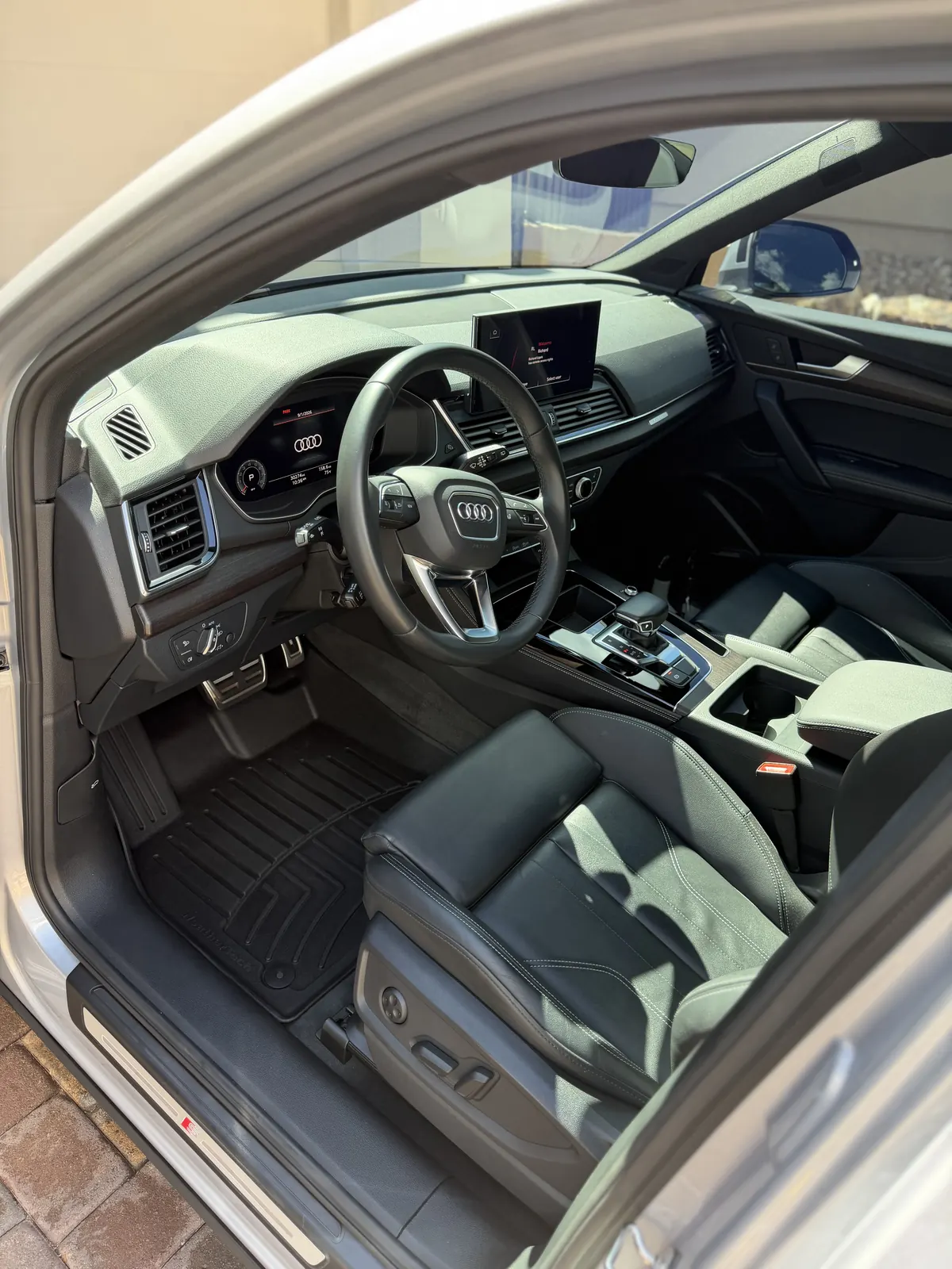 Clean truck interior